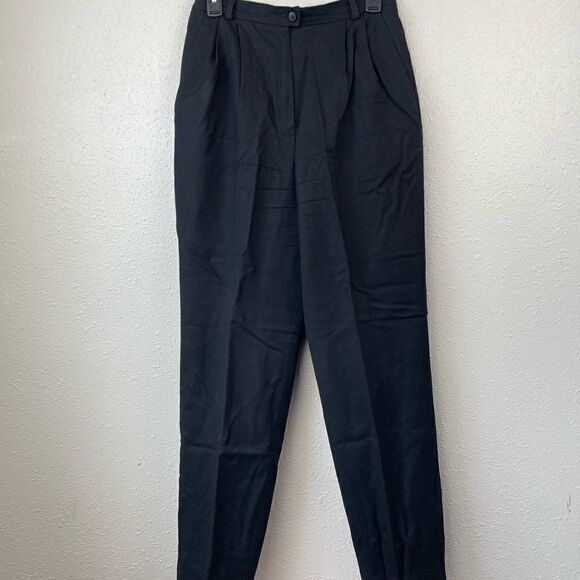 Pendleton Black Wool Pants Size 10 EUC - Picture 1 of 5